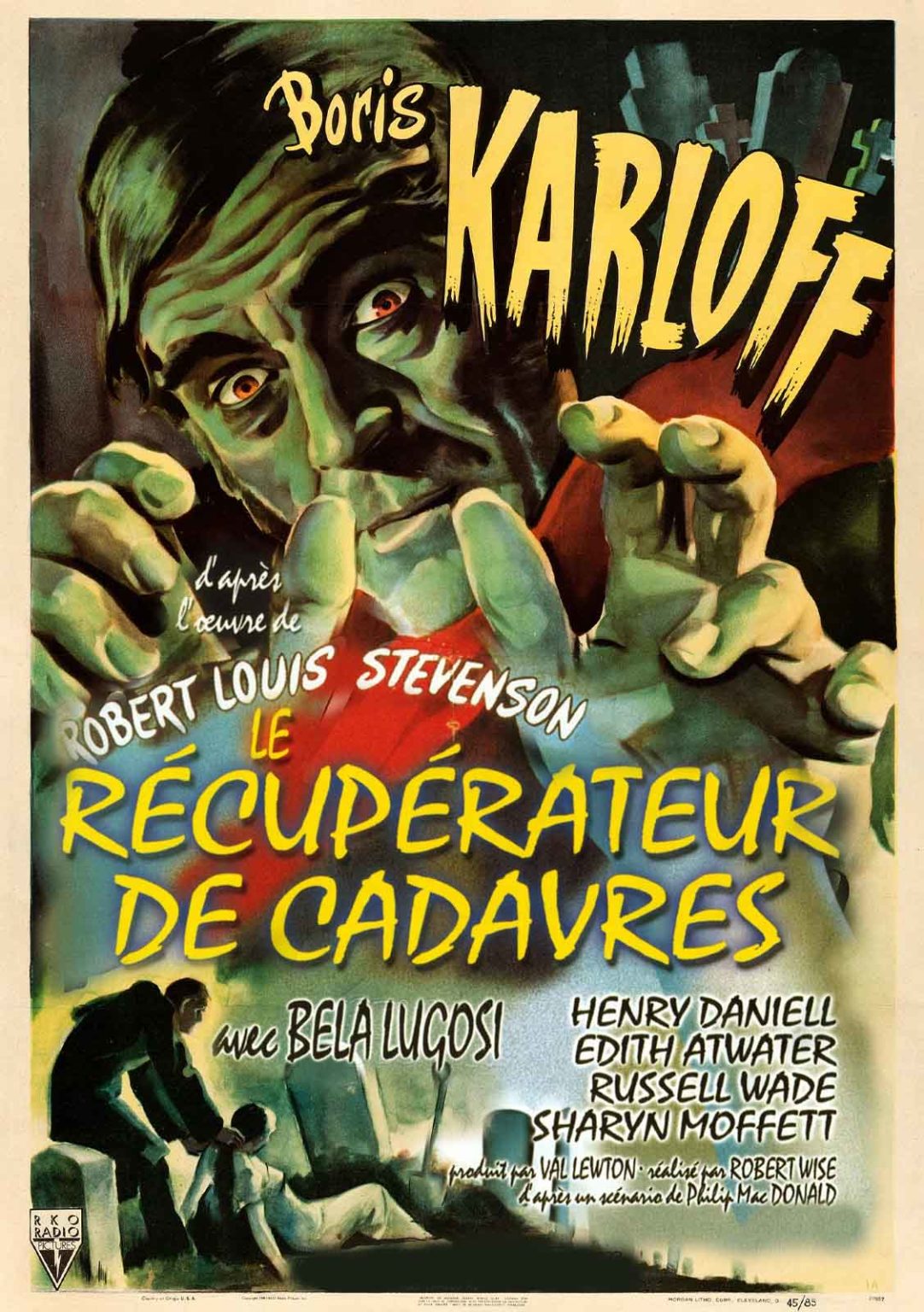 LE RÉCUPÉRATEUR DE CADAVRES (1945) Films Fantastiques