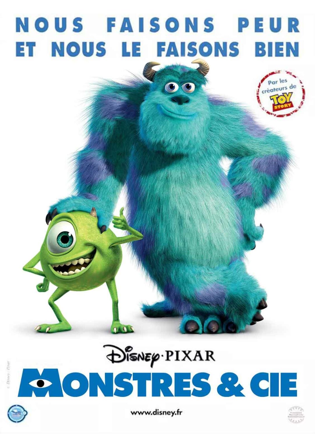 MONSTRES ET COMPAGNIE (2001) Films Fantastiques